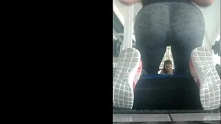 who's that hot mexican teen flaca bent over doggystyle in gym leggings?!