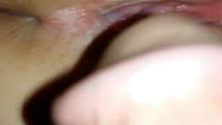 Desperate Teen Vanessa Drips Puffy Cameltoe Pussy Cum Dripping on Cock Vegas