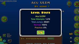 neigefeu conquers acu extreme demon in geometry dash
