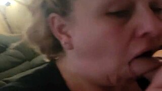 wanna see this milf wife's sloppy best blowjob ever?