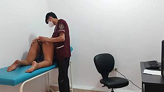 omg i'm that horny tall latina student submissively teasing lingerie in office at work