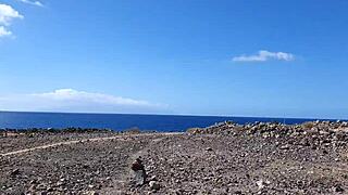 risky public teen 18+ pisses then blows boyfriend on camping trip