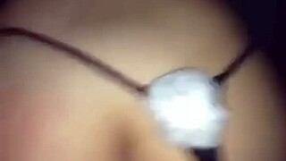 bunny slides thong aside for full pov cock ride doggystyle