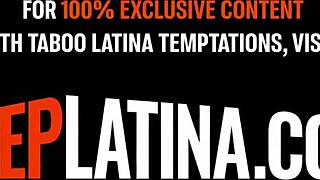 Natural Tits Latina Stepsisters Crave BWC In Threesome