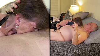 granny carmen closeup sucking your favorite old cock