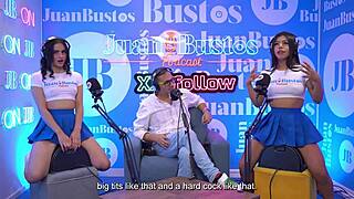 hot latina stepsisters ride sybian fuck machine wildly together