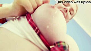 blonde big tits slut learns extreme anal fisting gaping double penetration