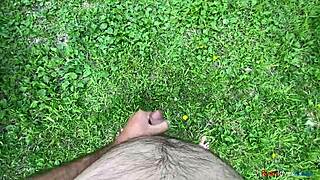 brunette's first 2024 forest solo masturbation moans outdoors