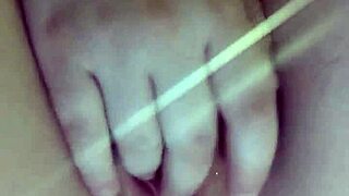 Chubby Big Pussy Lips Squirts Hard from Close-Up Dildo Thrusts