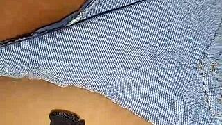 Neighbor begs for public car blowjob ride now