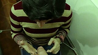 Ever taken an old school POV facial cumshot up close?