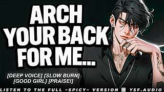 your dominant boyfriend fingers you awake with moans asmr