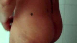 whoops big dick guy shaving his monster penis wrong