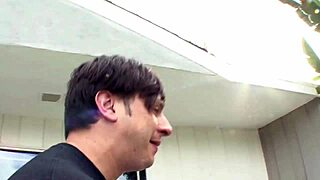 redhead teen sasha casey fucks married stepdad outdoors!