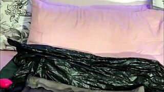 my ebony roommate's curvy ass dances before squirting pussy solo wide open