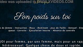 french audio porn feels his weight pressing on you