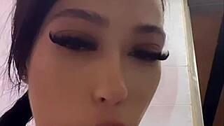 latina teen gags until puking her stomach empty on cock