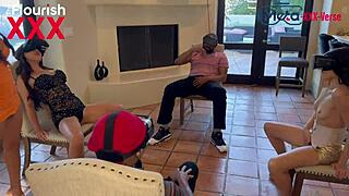 nicole doshi showers with musa's big black cock outside?