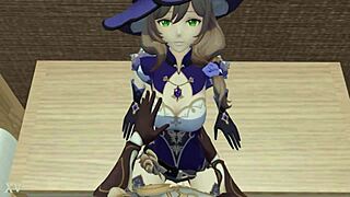 Genshin Impact Lisa Fucked Hard in 3D Hentai POV