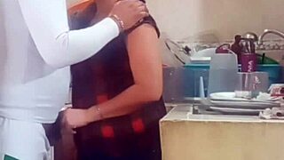 neighbors freak out as cute latina wife squirts on huge cock in kitchen