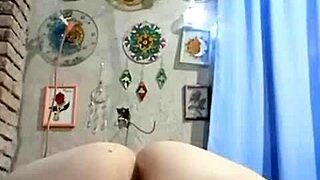 Marysubmissive's Saggy Tits and Curvy Ass Handjob Tease