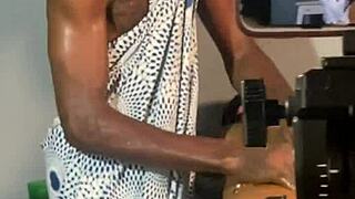 Milf's sheer butter massage teases clit to pussy orgasm.