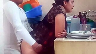 neighbors freak out as cute latina wife squirts on huge cock in kitchen