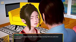 Redhead teen's big tits and ass tempt you in family game 367?