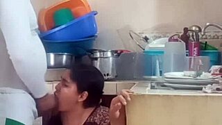 neighbors freak out as cute latina wife squirts on huge cock in kitchen
