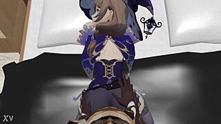 Genshin Impact Lisa Fucked Hard in 3D Hentai POV