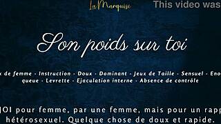 french audio porn feels his weight pressing on you