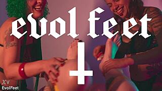 Latina Goddess Binds You for Foot Worship and Deep Submission