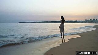 lia temptress takes bbc threesome pounding from coworkers deep!