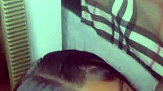 Shy Stepsis Caught Kneeling Again Sucking Massive Black Cocks!