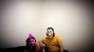 Halloween orgy erupts old man breeds teen pussies swaps wives homemade