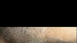 ghetto slut's pussy and asshole get stretched wide eaten out then bent over for rough pounding and ass cumshot