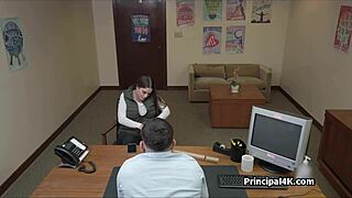 Does this big ass milf deserve principal's hard desk pounding?