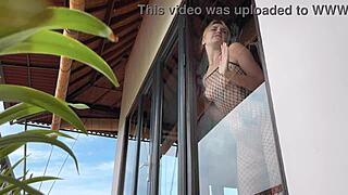 i recorded hot babe in fishnets gettin pounded