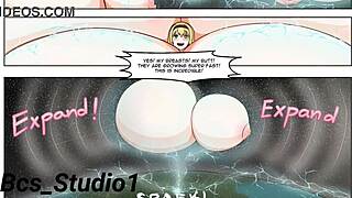 Expansion Suit Ch 1 Giantess Grows Huge Tits Rides Tall Cock