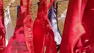 prostitute wife's dirty panties exposed