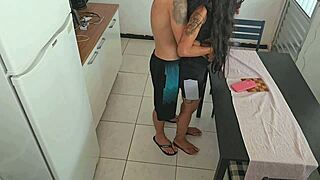 amiga risks it all foding her friend's husband in hot homemade session