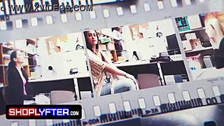 nicole luva shoplifts with friend's distraction call then deepthroats clerk 😏🍆