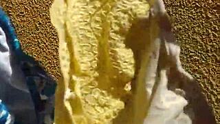 prostitute wife's dirty panties exposed