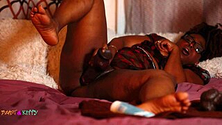 stretching my curvy pussy and fat ass wide with new huge toys and dildos 😈🍆💦