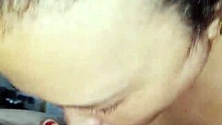 damn that huge latina ass takes anal pounding and deep suck