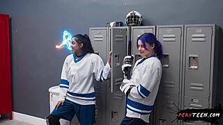 sneaky locker room fuck with cute petite goes totally wrong 😩💦