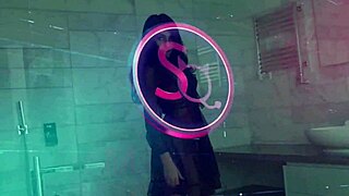 Busty Russian Megan Teases Tits in Bathtub Dance