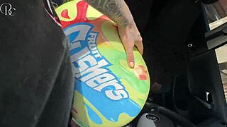 Big ass ebony slut fucked thru gloryhole in tight shorts heading to car wash?