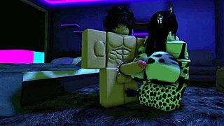 wanna fuck my big ass cow slut harder in roblox cosplay?