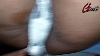 Monster cock pounding makes hot girl moan loud!